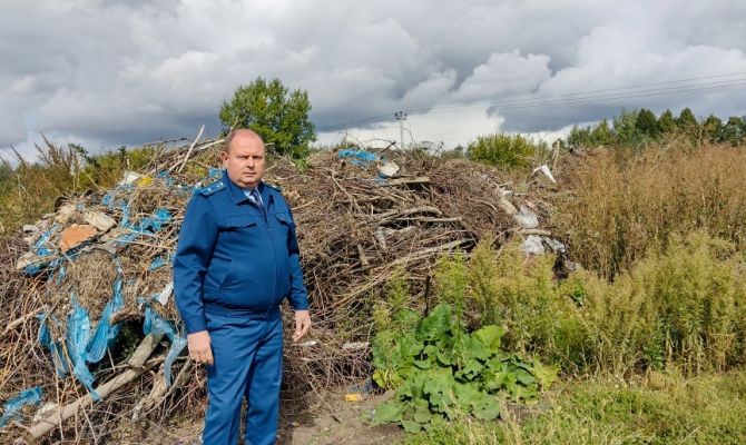 В Тепло-Огаревском районе нашли незаконные свалки мусора