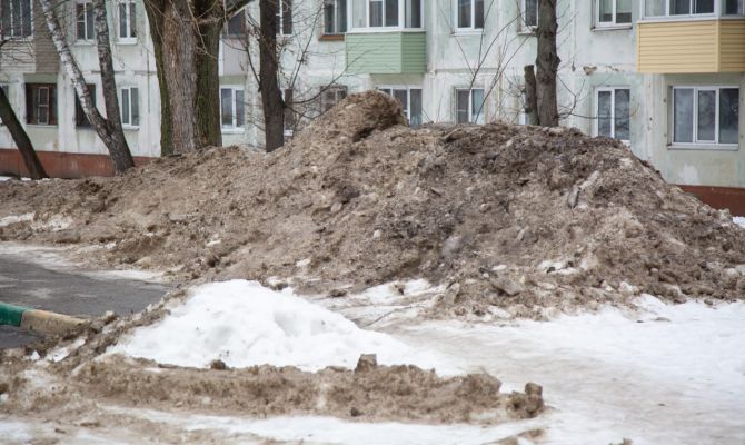 За нарушения правил уборки территории домов тульская УК привлечена к ответственности