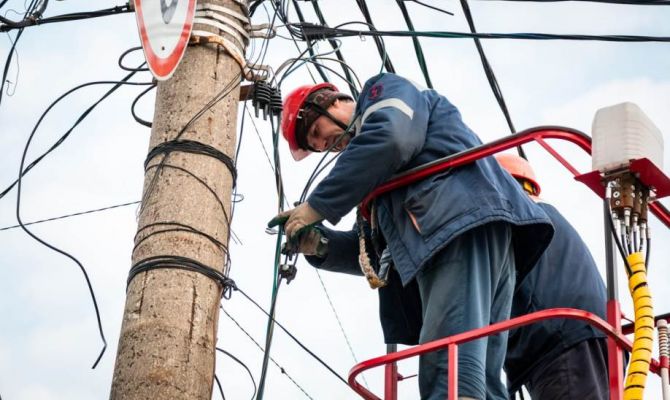 В части Тулы произошло аварийное отключение света
