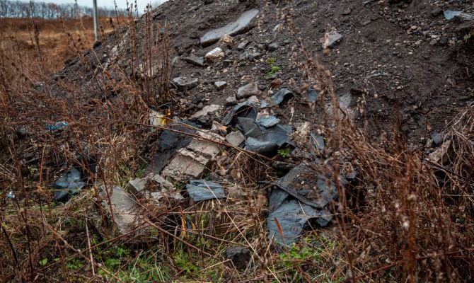 В Донском нашли крупную незаконную свалку мусора