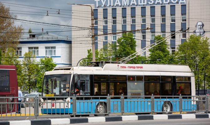 В Туле ограничат движение троллейбусов на главной улице города