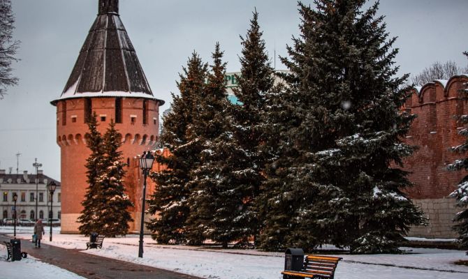 25 декабря в Туле ожидается -5 градусов