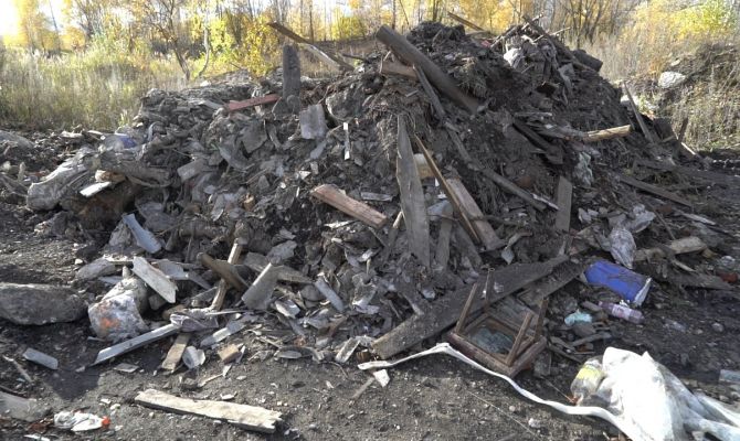 Ядовитая свалка: в Киреевском районе уже несколько месяцев мусор вывозят в лесополосу