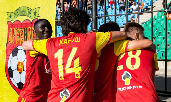 Тульский "Арсенал" переиграл "Урал" на выезде