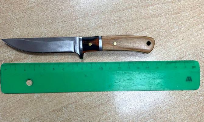 Туляк пытался пронести в здание суда нож