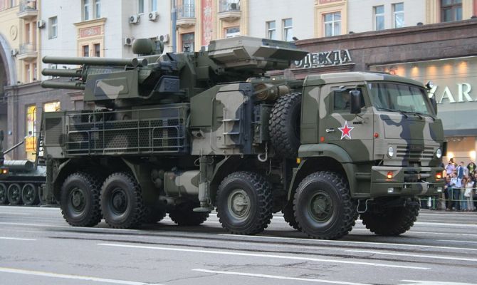 Минобороны России опровергло информацию об уничтожении «Панцирей»