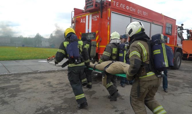 Предотвращение, спасение, помощь: в Тульской области выбрали лучших пожарных региона