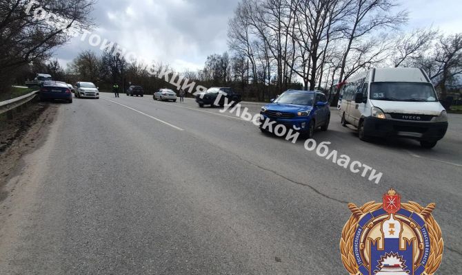 В Туле подросток без прав устроил ДТП на Орловском шоссе