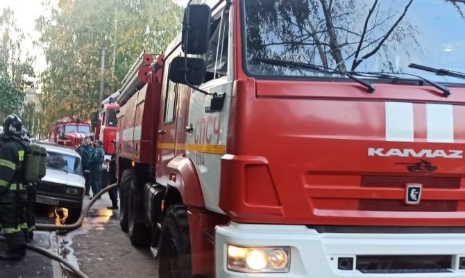 Из горящего дома на улице Ю. Фучика в Туле эвакуировали 15 человек