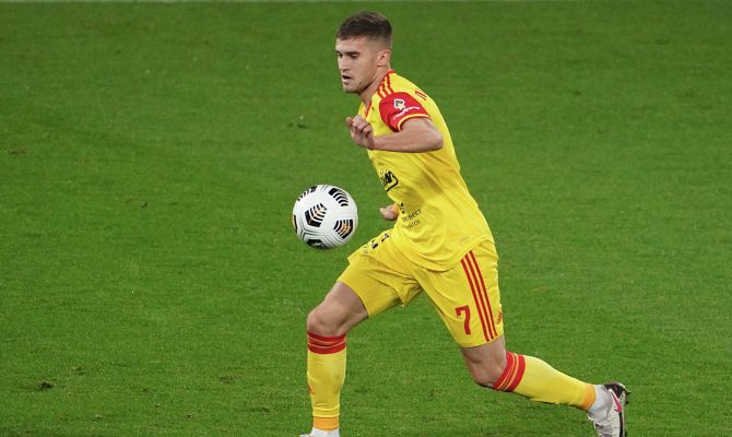 Александра Ломовицкого оштрафовали после матча с ЦСКА