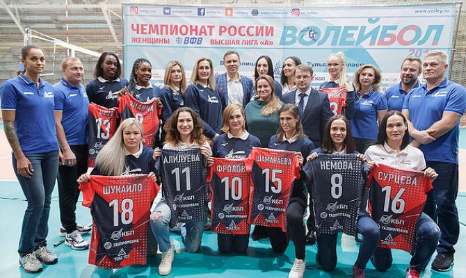 «Тулица» обыграла «Спарту» в Чемпионате России по волейболу