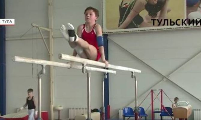 Как  тульские гимнасты готовятся к своему дебюту. ВИДЕО