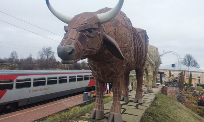 На железнодорожной станции в Волово создали парковую зону