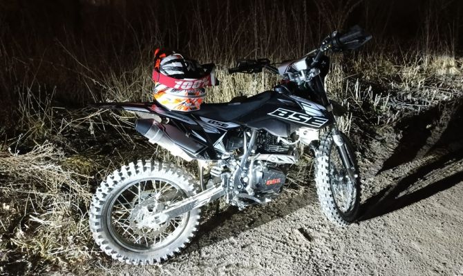 Тульские инспекторы ДПС устроили погоню за 15-летним водителем питбайка