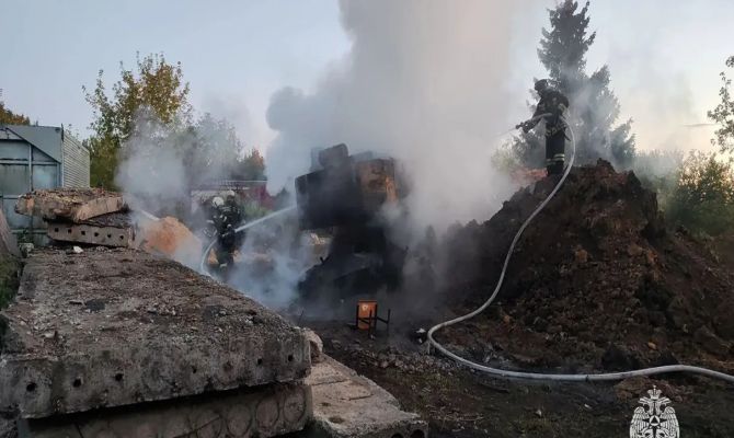 В Тульской области за сутки потушили шесть пожаров
