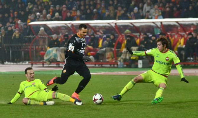 Перерыв в матче «Арсенал» - ЦСКА. Счет 0:1