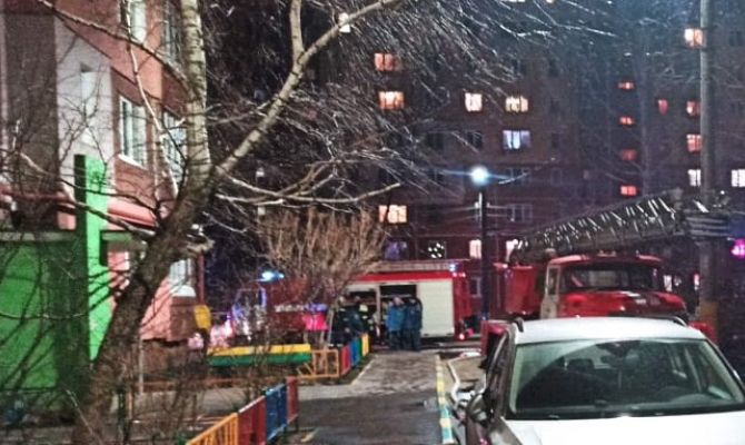 На пожаре в Пролетарском округе Тулы пострадала пожилая женщина