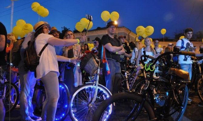 Сегодня по Туле проедет ночной велопарад