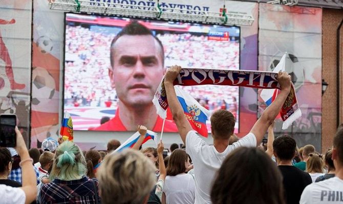 Туляки увидят матч "Россия-Хорватия" на большом экране