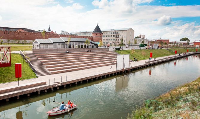 В Туле благоустроят набережную Упы