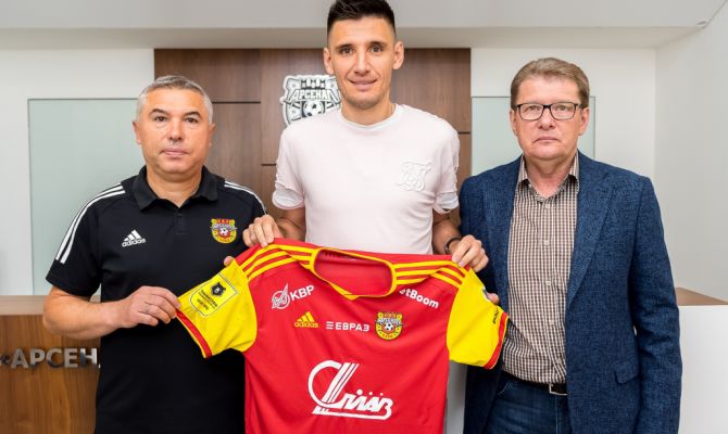 Тарас Бурлак - новый игрок тульского "Арсенала"