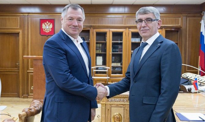 Марат Хуснуллин и Дмитрий Миляев обсудили успехи реализации проектов в Тульской области