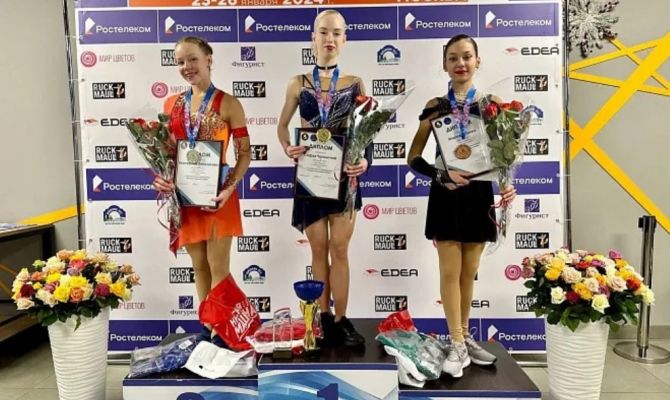 Тулячка заняла 2-е место на Всероссийских соревнованиях по фигурному катанию