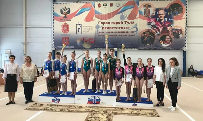 Сборная Тульской области получила "бронзу" на Первенстве ЦФО по спортивной гимнастике