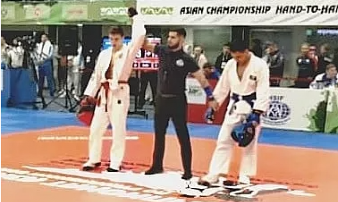 Туляк Ярослав Улитин завоевал бронзовую медаль на Кубке мира по рукопашному бою