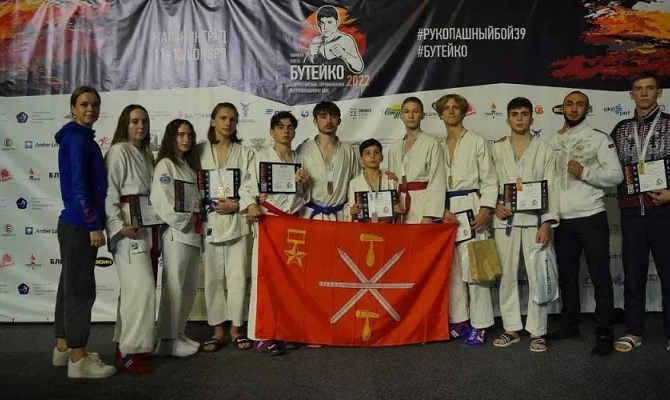 Туляки завоевали десять медалей на Всероссийских соревнованиях по рукопашному бою