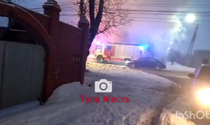 При пожаре на Одоевском шоссе в Туле погибли женщина и двое детей
