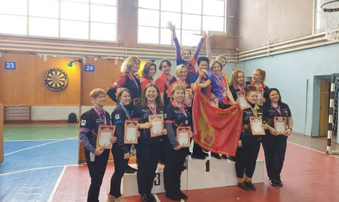 Тулячки завоевали золото на чемпионате Центрального федерального округа по дартсу