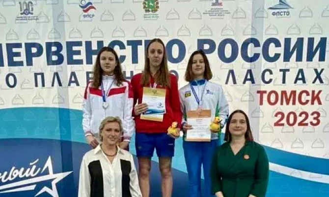 Тулячка завоевала серебро на первенстве России по подводному спорту