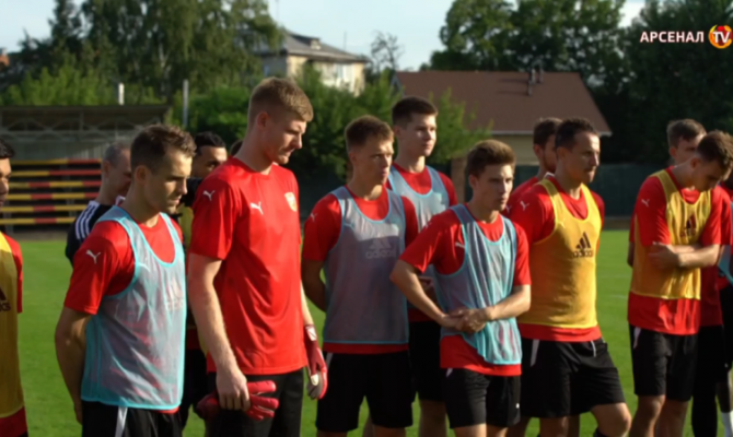 Заместитель Губернатора Сергей Егоров посетил тренировку тульского «Арсенала»