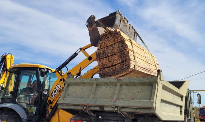 Конфискованные пиломатериалы из Тульской области передали в зону СВО