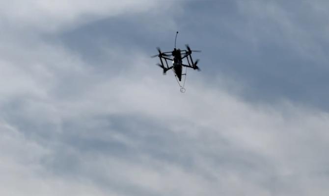 Дрон тульского производства совершил уникальный полет над Мариуполем