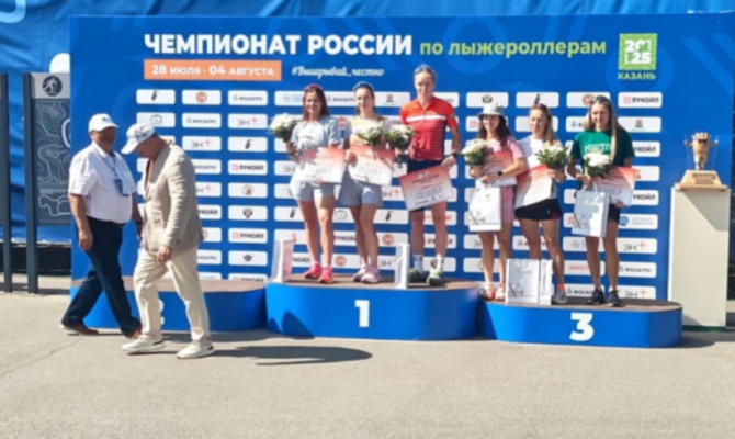 Тулячка стала бронзовым призёром по лыжероллерам