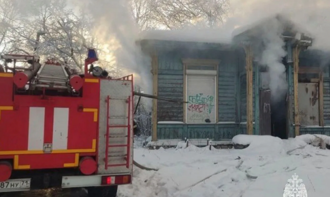 В Тульской области за сутки потушили три пожара