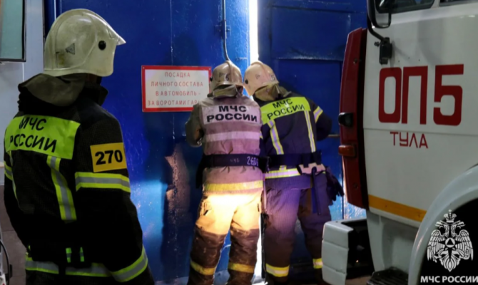 За сутки в Тульской области потушили один пожар