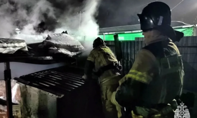 За сутки в Тульской области потушили два частных дома