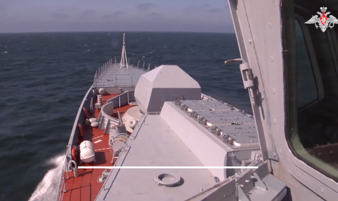 Появилось видео работы тульского морского панциря на Балтике