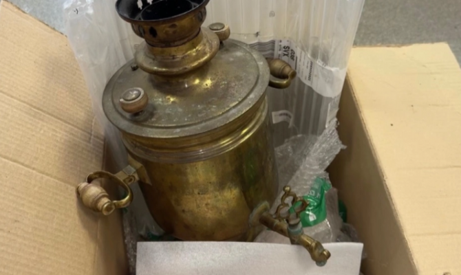 100-летний тульский самовар пытались вывезти контрабандой