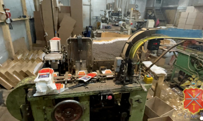 В Тульской области пресекли подпольное производство табака с оборотом более 21 млн рублей