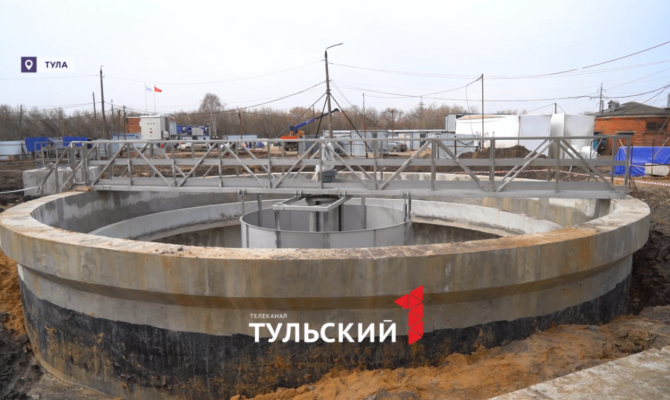 На новых очистных в Туле на борьбу с запахом выпустят бактерии