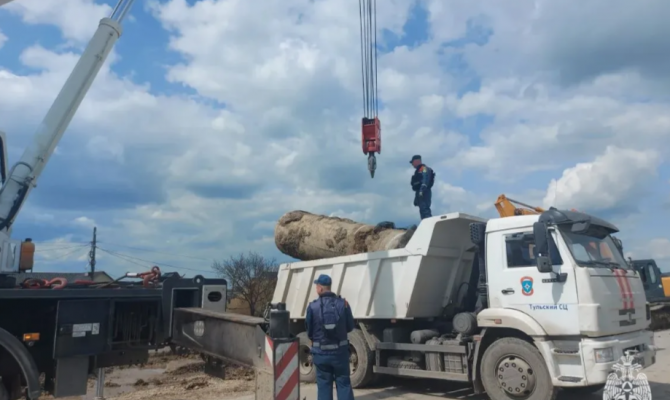 Тульские спасатели восстанавливают дороги в Дагестане