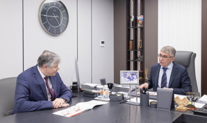 Дмитрий Миляев обсудил с ректором ТулГУ итоги пятилетней работы