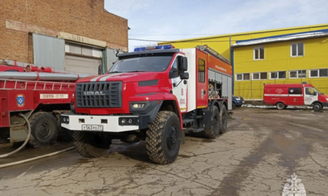 За сутки в Тульской области потушили четыре пожара