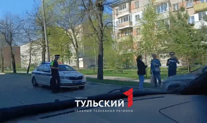 На улице Фридриха Энгельса в Туле произошло ДТП