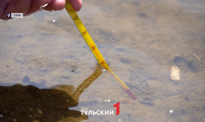 В водоемах Тульской области вода прогрелась до +23 градусов