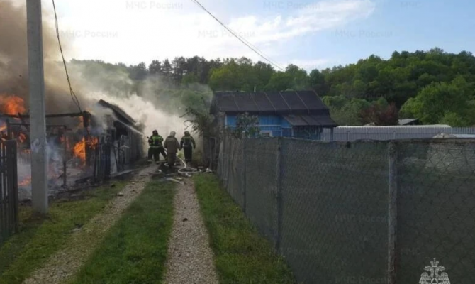 На пожаре в Заокском районе погиб 48-летний мужчина